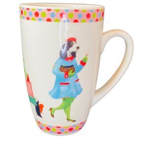 Cypress Home Coffee Porcelain Mug 5” tall Dog “It’s So Exhausting being Perfect”